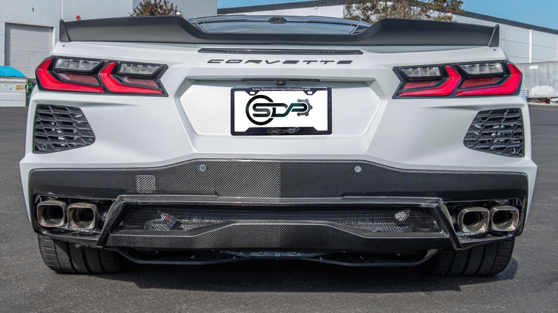 2020+ Corvette C8 Stingray & Z51 | Z06 Style Rear Ducktail Wing Spoiler